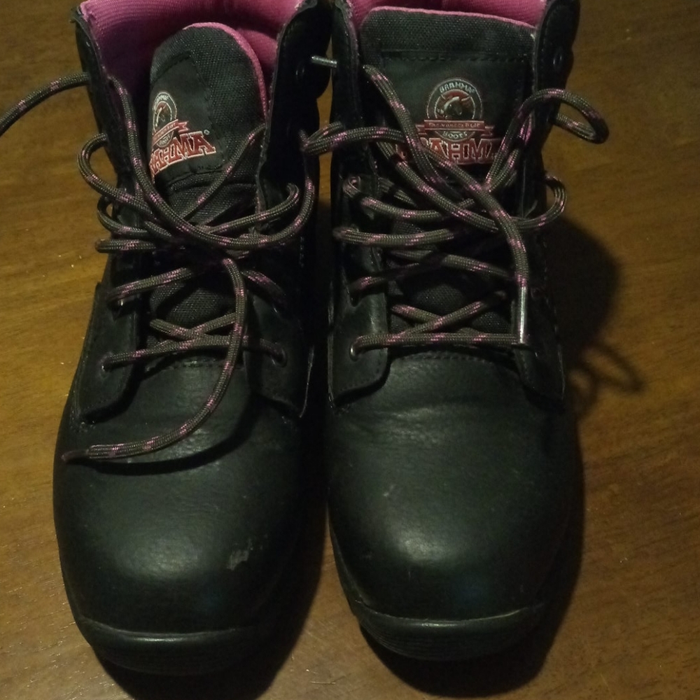 Brahma Black Slip Resistant Boots Size 7